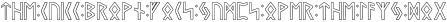 Elder Futhark Outline Regular otf (400)