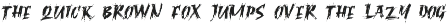 Ragnar Brush Font preview