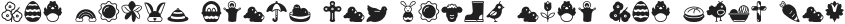 Easter Icons Dingbat otf (400)