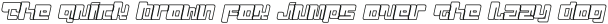 Punk Cyber Outline Slant otf (400)