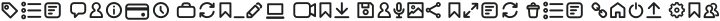 Iconic Pictograms Medium otf (500) Sample