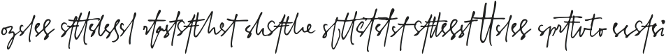 Stylish Classy Ligature 3 ttf (400) Sample