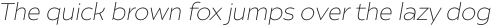 Ariana Pro UltraLight italic otf (300)