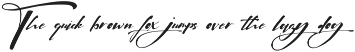 Signatrue Elegant Signature Taste font preview