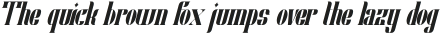 GENERATE CONDENSED BOLD ITALIC otf (700)