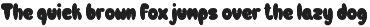 Bulb Layered Font preview