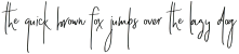 Simply Stylish Signature otf (400) Sample