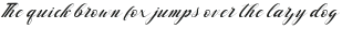 handlove script otf (400) Sample
