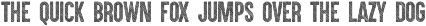 THREEMORE font preview