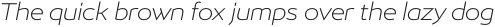 Ergonomique Lite ExtraLight Italic otf (200)