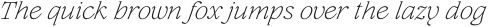 Lovelace Text Extralight Italic otf (200) Sample