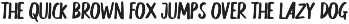 Aesthetic Font preview