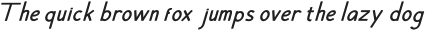 Hansville Bold Italic otf (700)