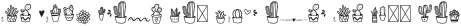 Spring Cactus Icons Regular otf (400)