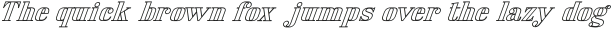 America Outline Italic otf (400)