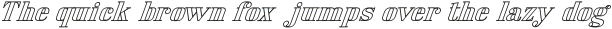America Outline Italic ttf (400)