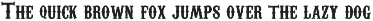 Coddiwomple Old Western Font preview