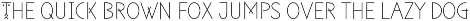 Agnostic - Thin Line Geometric Font font preview