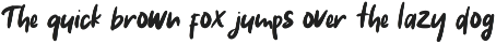 Hikaru - Brush Font preview