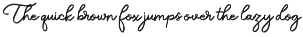 Zillion | Modern Script Font preview