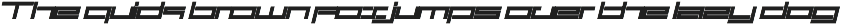 Carbon - Square font preview
