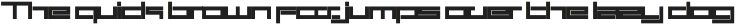 Carbon - Square font preview
