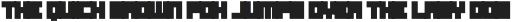 Raster - Block Font font preview