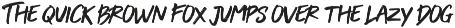 Venomica Brush Font preview