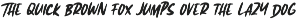 Forqend Brush Advertisement Font preview