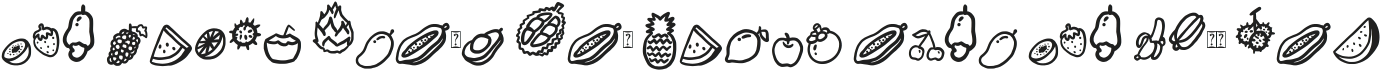 Fruitz Doodles otf (400)
