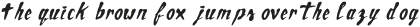 The Letter Evil Clean Italic otf (400)