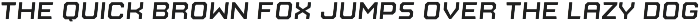 Nostromo - Retro futuristic font preview