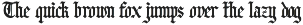 Bugheds - Blackletter Font preview