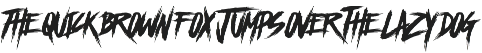 Chapters - Horror Font font preview