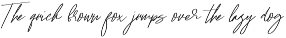 Ramstay - Signature Font preview