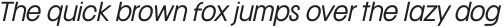 Franie SemiCondensed SemiLight Italic otf (300)