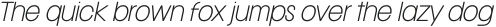 Franie SemiCondensed ExtraLight Italic otf (200)