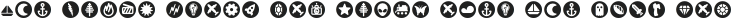 Ab Zyxwvutsr Icons otf (400) Sample