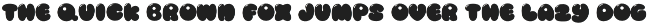 Bubble Font preview
