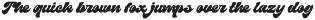 Flicking - Groovy Retro (Shadow) font preview