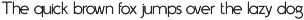 Navara font preview
