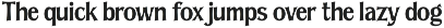Waradala font preview