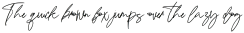 Maligo Signature Regular ttf (400)