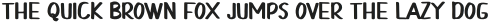 Boodoe Display Font Regular otf (400)