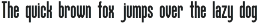 Tropico font preview