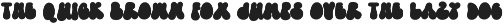 Retro Shadow - Groovy layered font preview