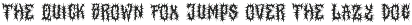 SALVOR Metal Horror Blackletter Font preview