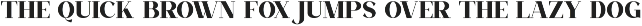 Filora All Caps Serif Font preview