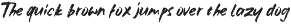 Jiwaku Menanti - Handbrush Font preview