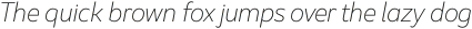 Marble Text Wide ExtraLight Italic otf (200)